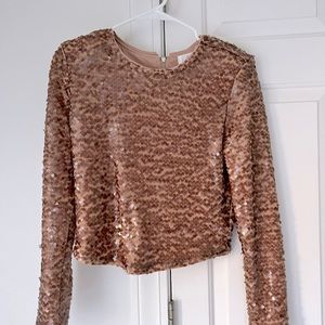 ASTR the Label Romina Sequin Top